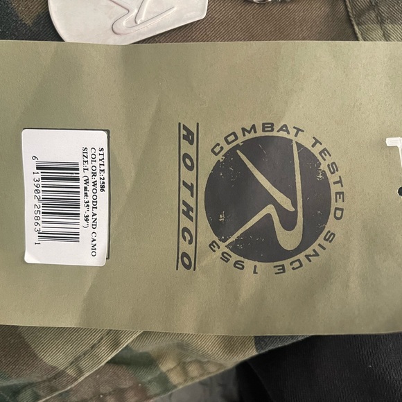 Camo pants, Rothco, Large (waist 35-39) - Picture 3 of 4